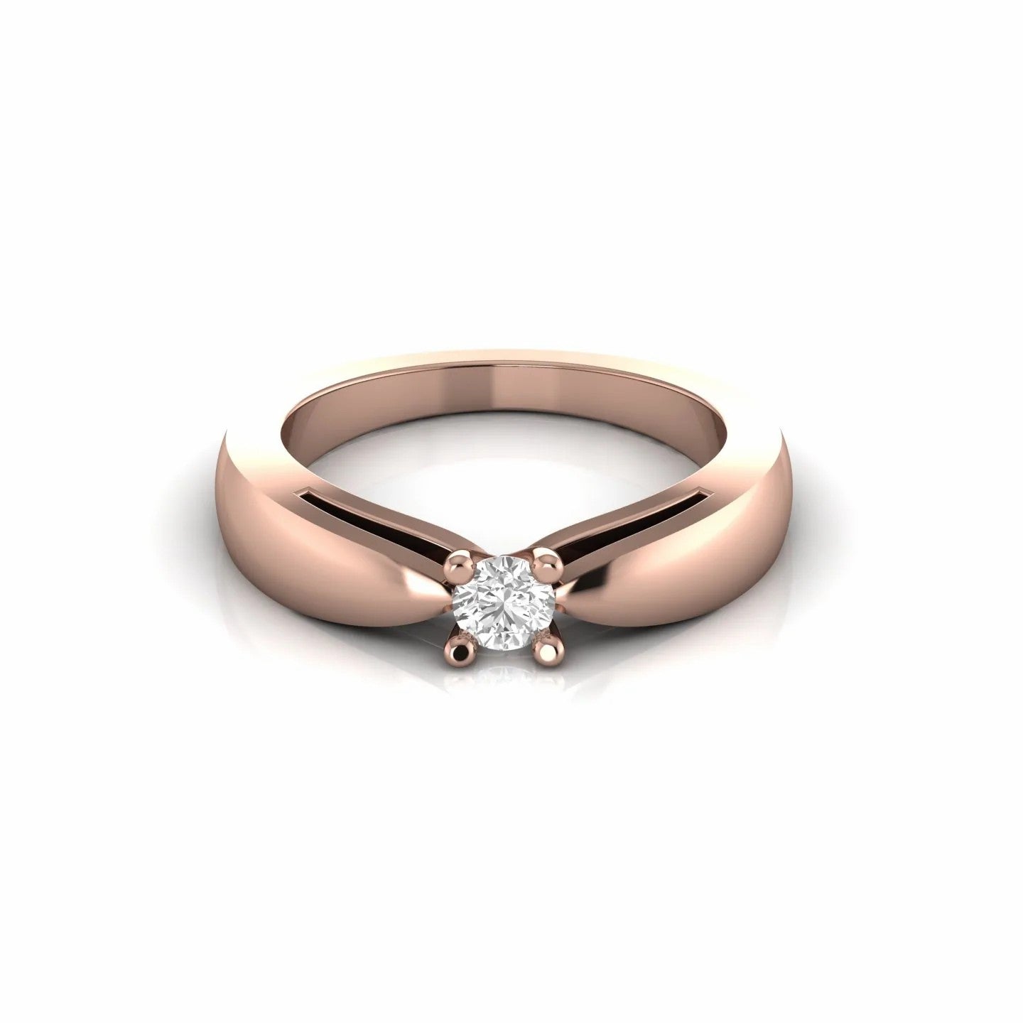 0.22 Carat Solitaire Natural Diamond Engagement Ring