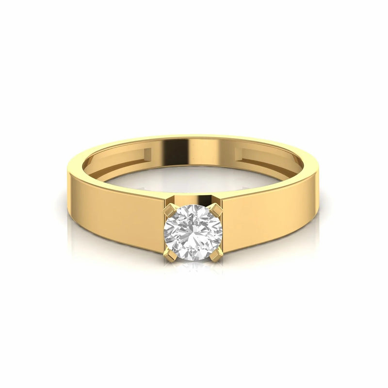 0.47 Carat Natural Diamond Solitaire Engagement Ring