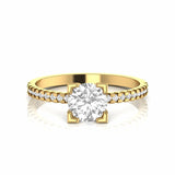 0.29 Carat Solitaire Natural Diamond Engagement Ring