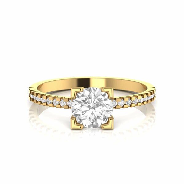 0.29 Carat Solitaire Natural Diamond Engagement Ring