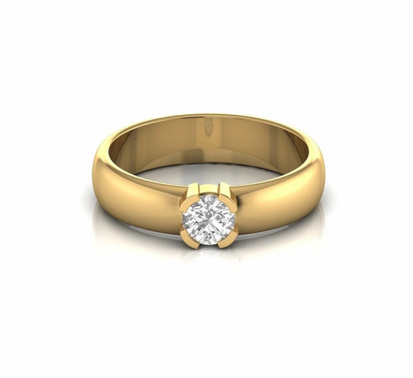 0.50 Carat Solitaire Natural Diamond Engagement Ring For Men