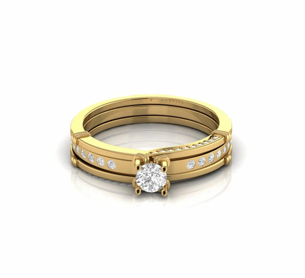 0.44 Carat Natural Diamond Designer Engagement Ring