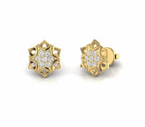 0.25 Carat Natural Diamond Designer Stud Earrings