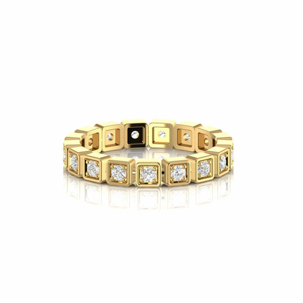 0.59 Carat Natural Diamond Eternity Wedding Band