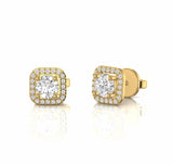 0.62 Carat Natural Diamond Stud Earrings