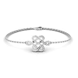 Round Natural Diamond 0.62 CT Dainty Bracelet