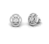 0.87 Carat Natural Diamond Stud Dainty Earrings