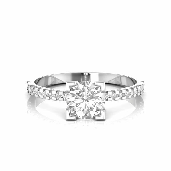 0.29 Carat Solitaire Natural Diamond Engagement Ring