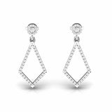 0.51 Carat Natural Diamond Dainty Dangling Earrings