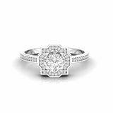 0.70 Carat Natural Diamond Art Deco Vintage Engagement Ring