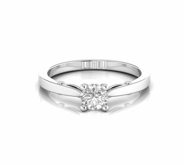 0.53 Carat Solitaire Natural Diamond Engagement Ring