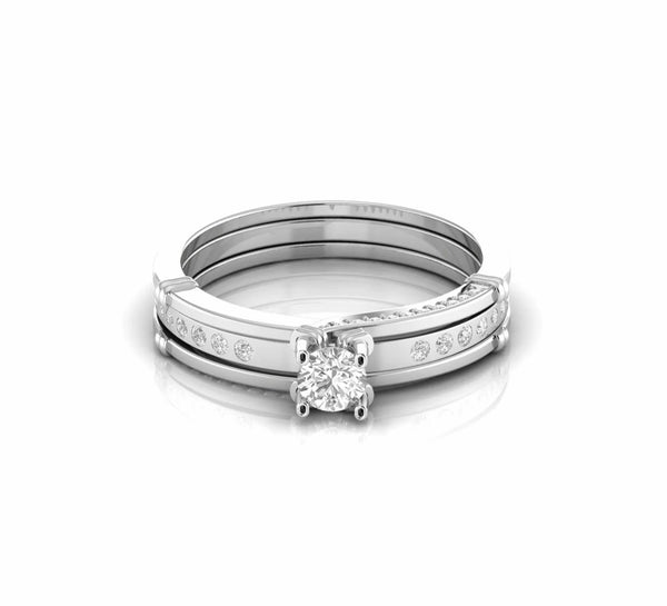 0.44 Carat Natural Diamond Designer Engagement Ring