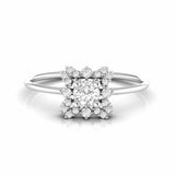 0.36 Carat Round Natural Diamond Cocktail Ring