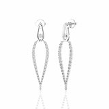 0.67 Carat Natural Diamond Designer Dangling Earrings