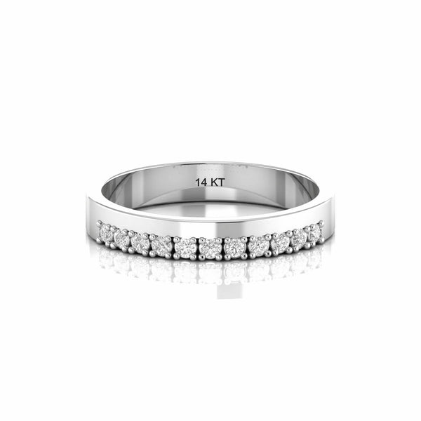 0.15 Carat Natural Diamond Wedding Band