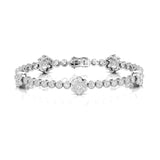 7.56 Carat Natural Diamond Designer Party Wear Bracelet