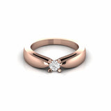 0.22 Carat Solitaire Natural Diamond Engagement Ring