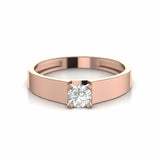 0.47 Carat Natural Diamond Solitaire Engagement Ring