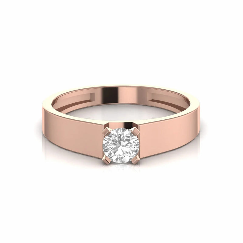 0.47 Carat Natural Diamond Solitaire Engagement Ring