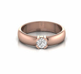 0.50 Carat Solitaire Natural Diamond Engagement Ring For Men