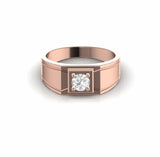 0.47 Carat Solitaire Natural Diamond Ring For Men