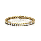 9.57 Carat Natural Diamond Designer Tennis Bracelet