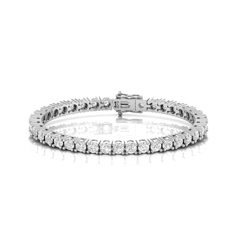 9.57 Carat Natural Diamond Designer Tennis Bracelet