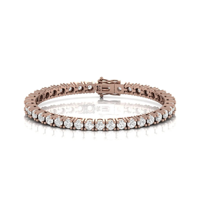 9.57 Carat Natural Diamond Designer Tennis Bracelet